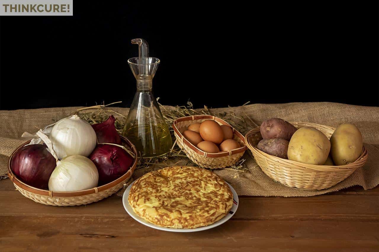 tortilla de espinacas y queso